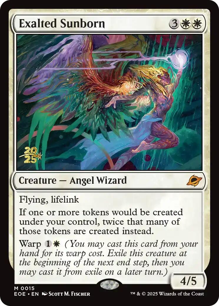 Exalted Sunborn [Edge of Eternities Prerelease Promos] | Exor Games New Glasgow