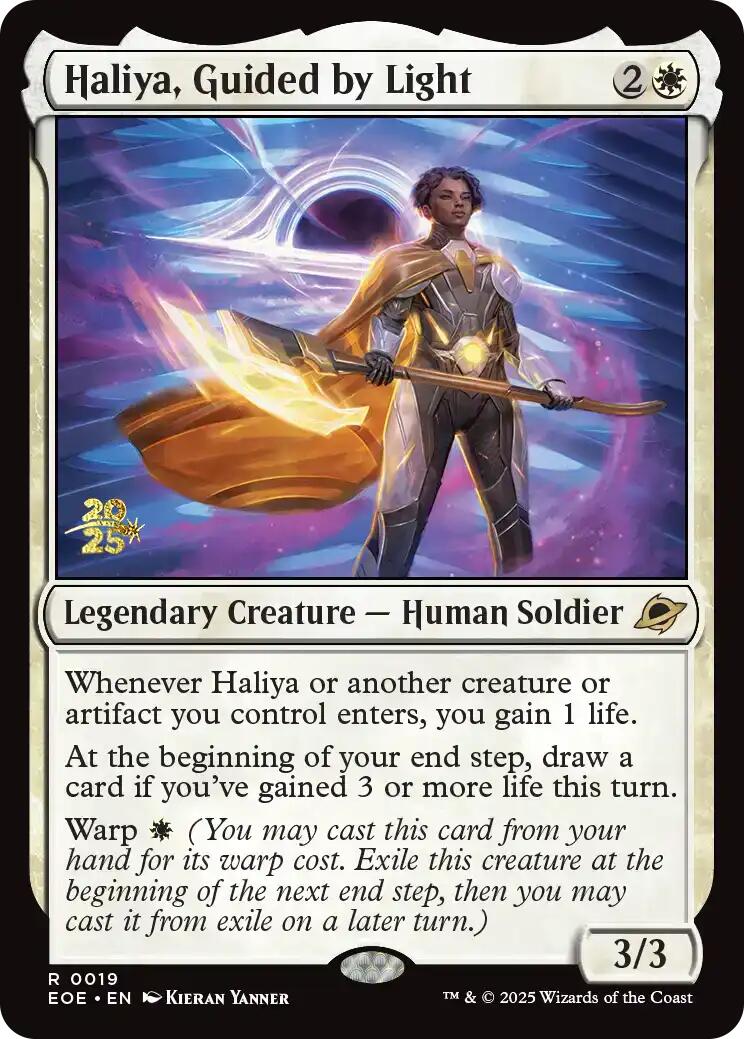 Haliya, Guided by Light [Edge of Eternities Prerelease Promos] | Exor Games New Glasgow