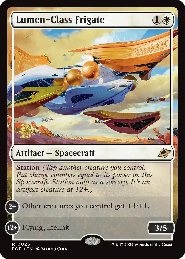Lumen-Class Frigate [Edge of Eternities Prerelease Promos] | Exor Games New Glasgow
