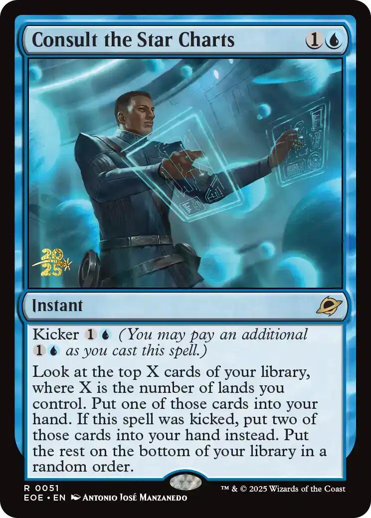 Consult the Star Charts [Edge of Eternities Prerelease Promos] | Exor Games New Glasgow