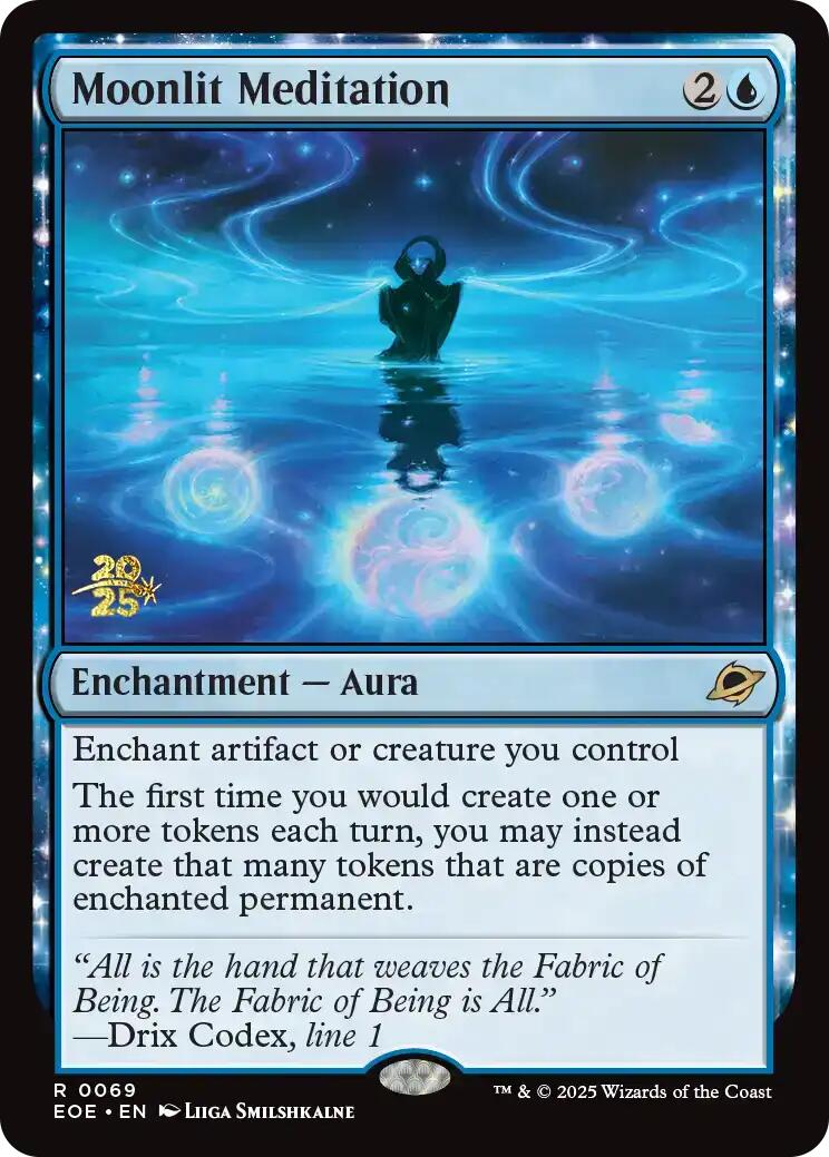 Moonlit Meditation [Edge of Eternities Prerelease Promos] | Exor Games New Glasgow