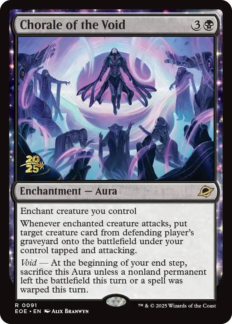 Chorale of the Void [Edge of Eternities Prerelease Promos] | Exor Games New Glasgow