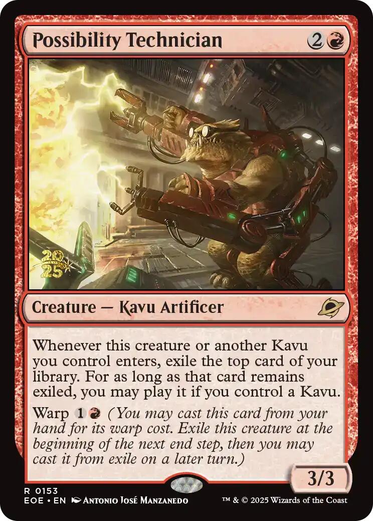 Possibility Technician [Edge of Eternities Prerelease Promos] | Exor Games New Glasgow