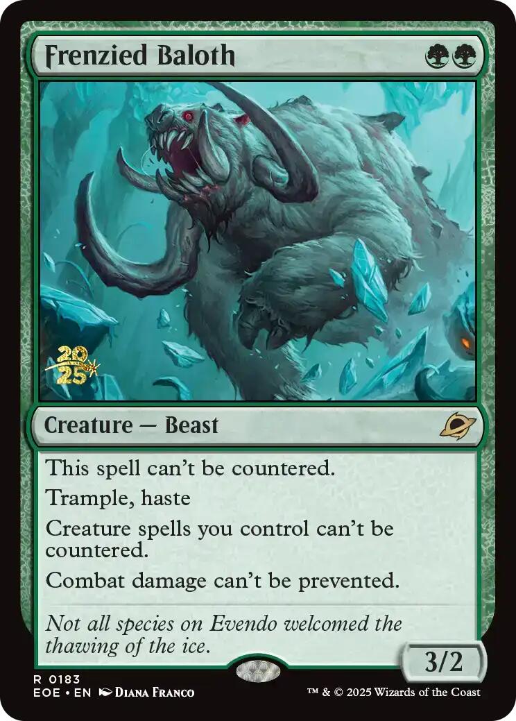 Frenzied Baloth [Edge of Eternities Prerelease Promos] | Exor Games New Glasgow