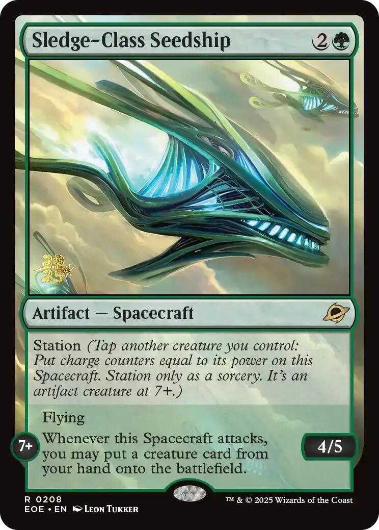 Sledge-Class Seedship [Edge of Eternities Prerelease Promos] | Exor Games New Glasgow
