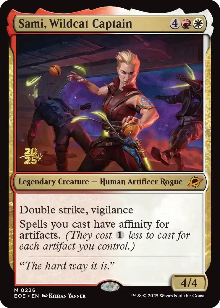 Sami, Wildcat Captain [Edge of Eternities Prerelease Promos] | Exor Games New Glasgow