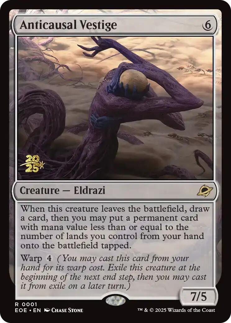 Anticausal Vestige [Edge of Eternities Prerelease Promos] | Exor Games New Glasgow