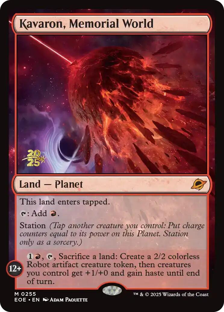 Kavaron, Memorial World [Edge of Eternities Prerelease Promos] | Exor Games New Glasgow