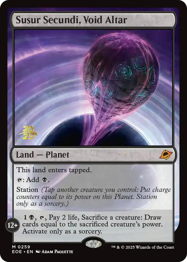 Susur Secundi, Void Altar [Edge of Eternities Prerelease Promos] | Exor Games New Glasgow