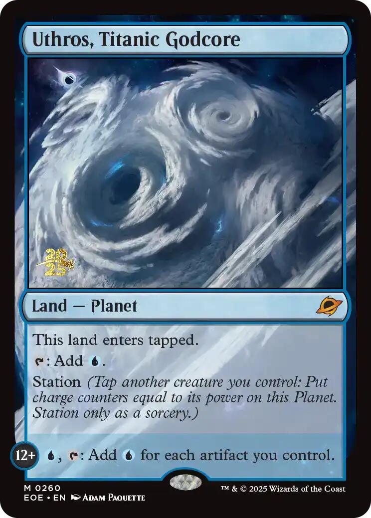 Uthros, Titanic Godcore [Edge of Eternities Prerelease Promos] | Exor Games New Glasgow