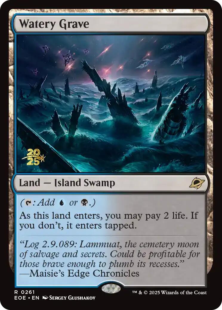 Watery Grave [Edge of Eternities Prerelease Promos] | Exor Games New Glasgow