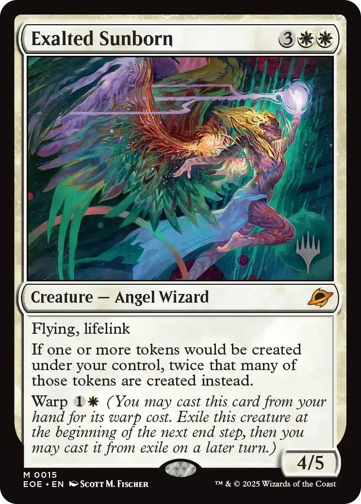 Exalted Sunborn [Edge of Eternities Promo Pack] | Exor Games New Glasgow