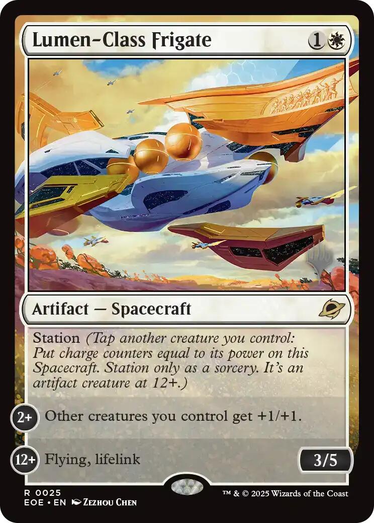 Lumen-Class Frigate [Edge of Eternities Promo Pack] | Exor Games New Glasgow