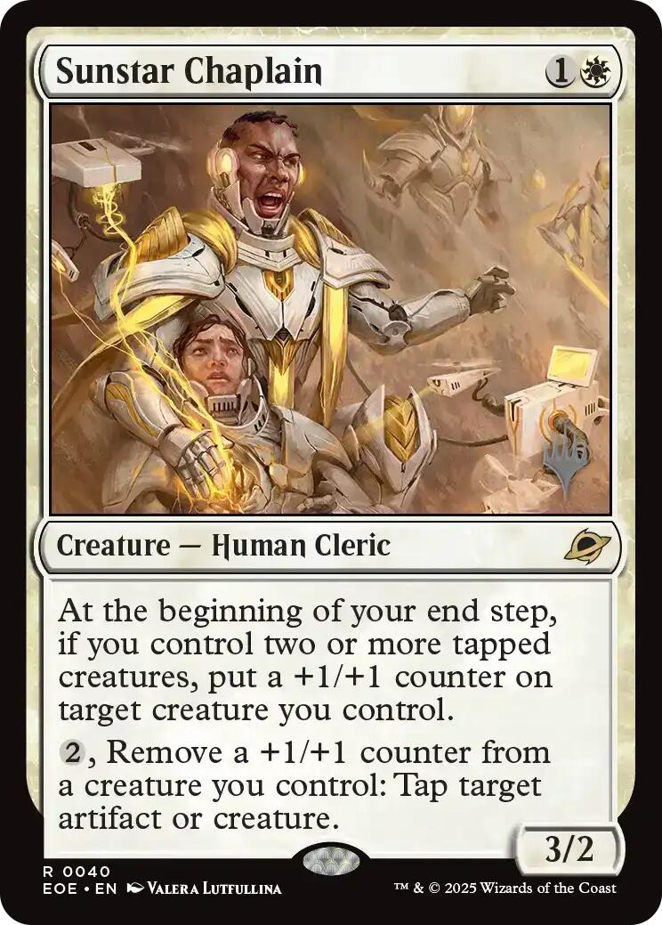 Sunstar Chaplain [Edge of Eternities Promo Pack] | Exor Games New Glasgow