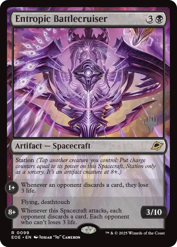 Entropic Battlecruiser [Edge of Eternities Promo Pack] | Exor Games New Glasgow