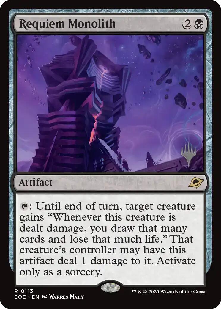 Requiem Monolith [Edge of Eternities Promo Pack] | Exor Games New Glasgow