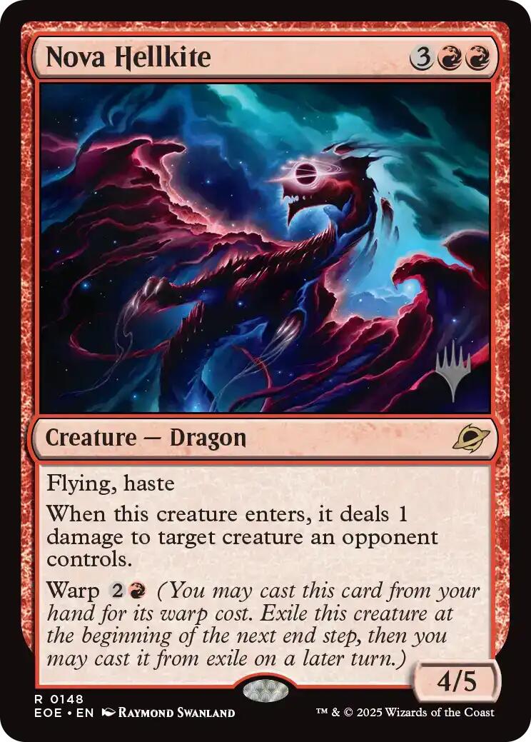 Nova Hellkite [Edge of Eternities Promo Pack] | Exor Games New Glasgow