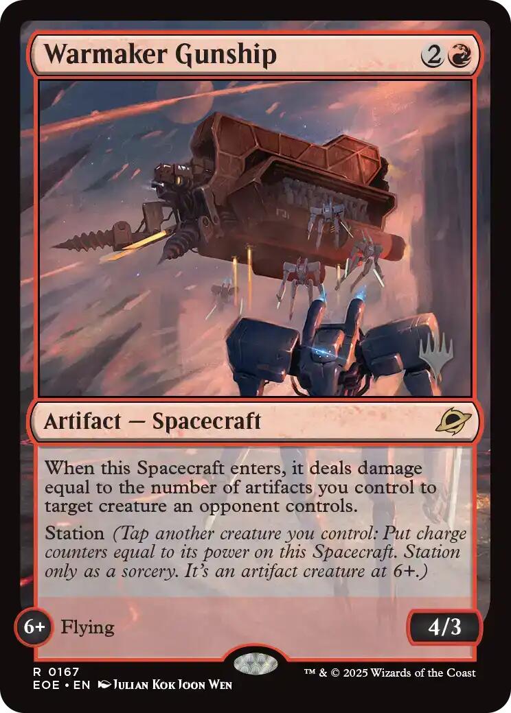 Warmaker Gunship [Edge of Eternities Promo Pack] | Exor Games New Glasgow