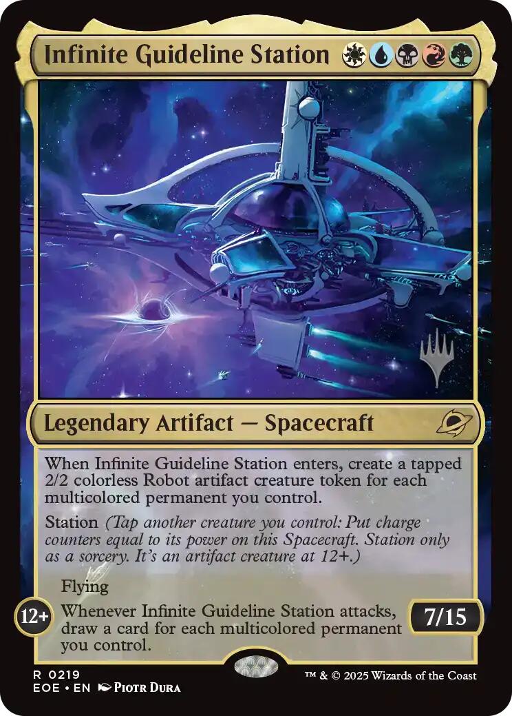 Infinite Guideline Station [Edge of Eternities Promo Pack] | Exor Games New Glasgow