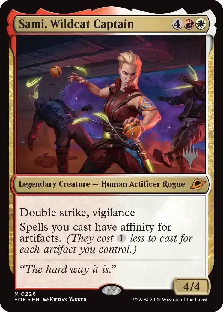 Sami, Wildcat Captain [Edge of Eternities Promo Pack] | Exor Games New Glasgow