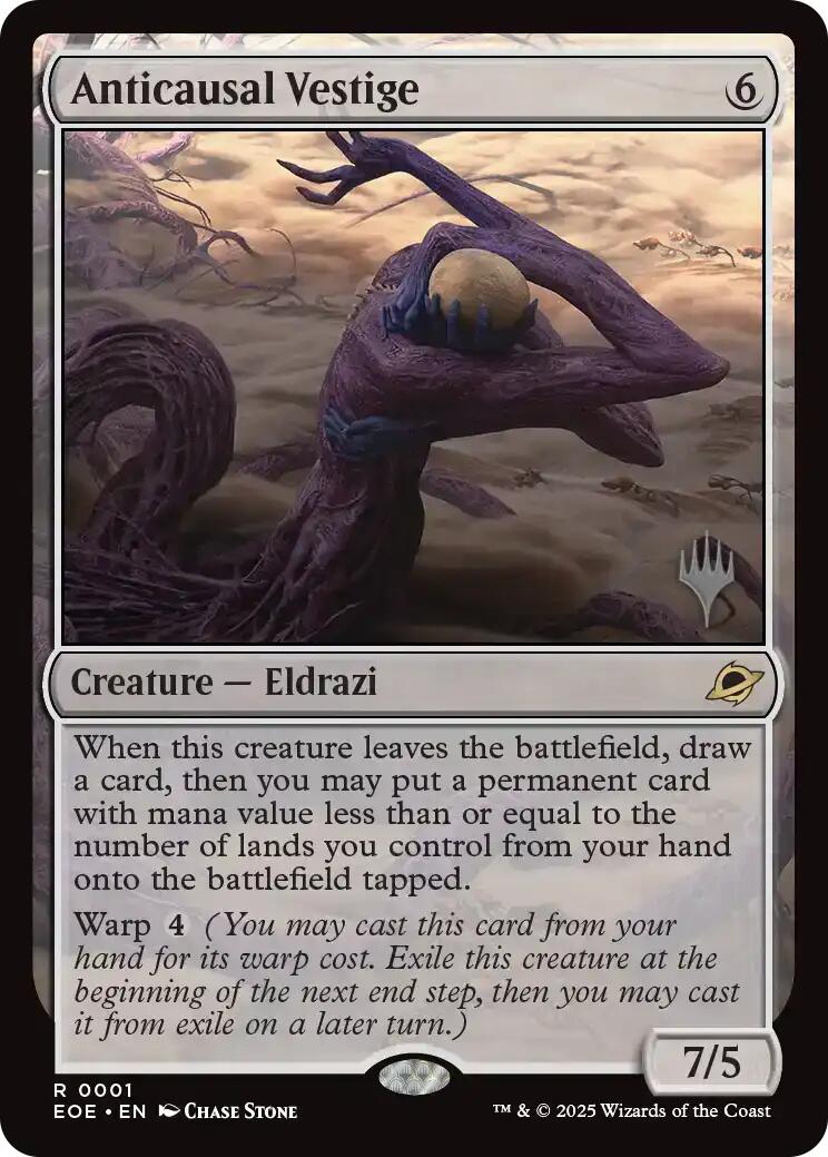 Anticausal Vestige [Edge of Eternities Promo Pack] | Exor Games New Glasgow