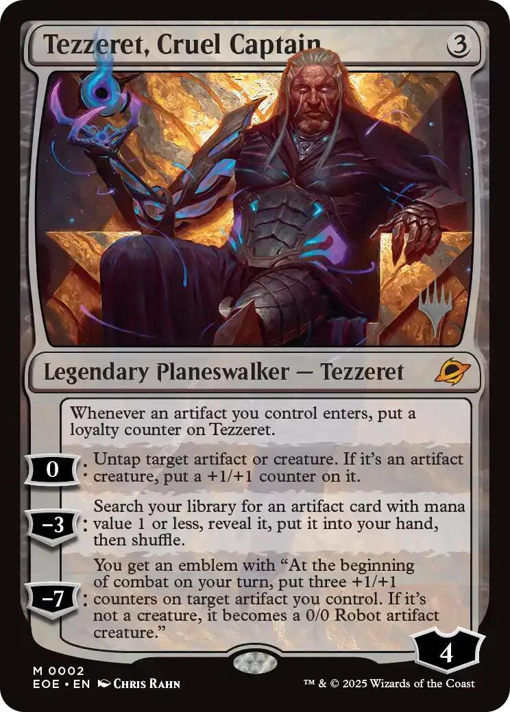 Tezzeret, Cruel Captain [Edge of Eternities Promo Pack] | Exor Games New Glasgow