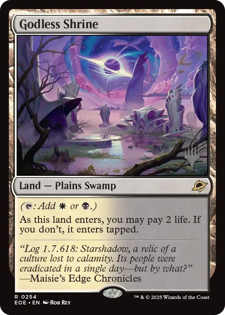 Godless Shrine [Edge of Eternities Promo Pack] | Exor Games New Glasgow