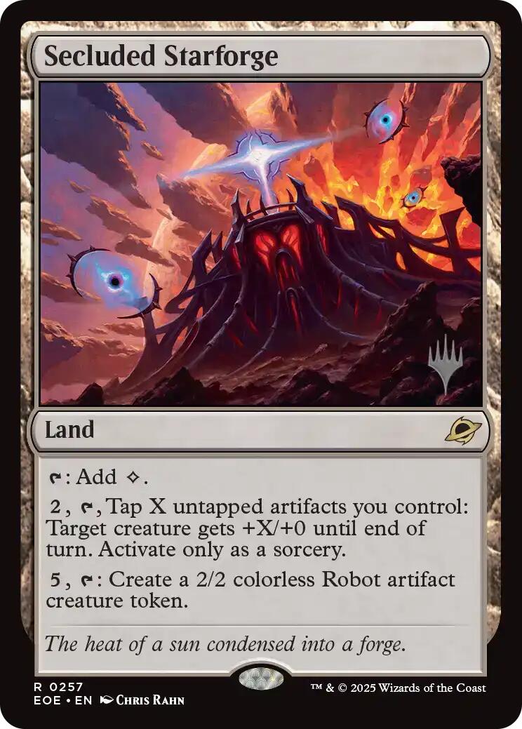 Secluded Starforge [Edge of Eternities Promo Pack] | Exor Games New Glasgow