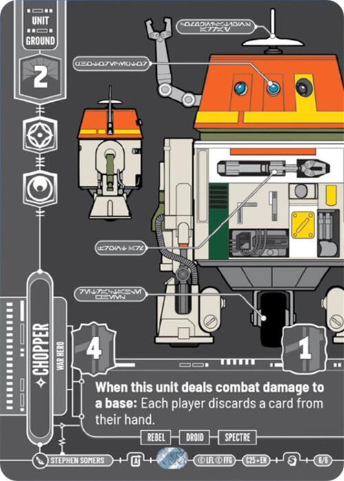 Chopper (6/6) - War Hero (6/6) [2025 Convention Exclusive] | Exor Games New Glasgow