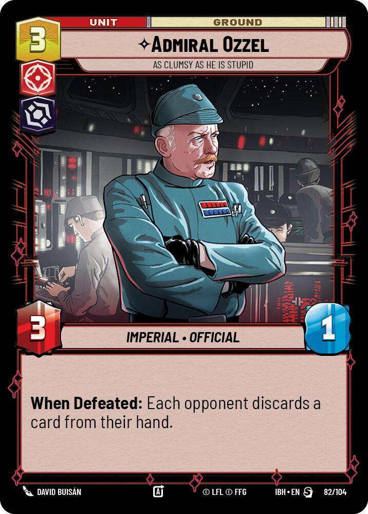 Admiral Ozzel (82/104) - As Clumsy as He Is Stupid (82/104) [Intro Battle: Hoth] | Exor Games New Glasgow