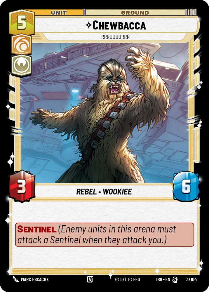 Chewbacca (3/104) - Rrruuuurrr (3/104) [Intro Battle: Hoth] | Exor Games New Glasgow
