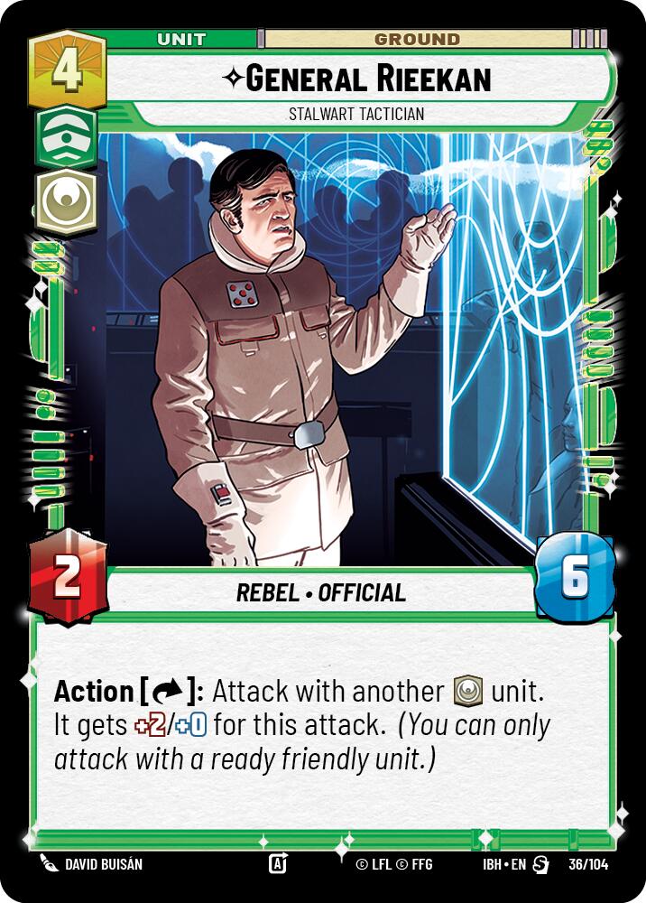 General Rieekan (36/104) - Stalwart Tactician (36/104) [Intro Battle: Hoth] | Exor Games New Glasgow