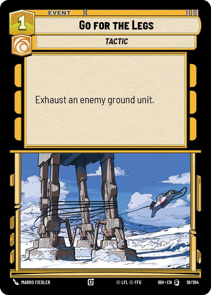 Go for the Legs (18/104) (18/104) [Intro Battle: Hoth] | Exor Games New Glasgow