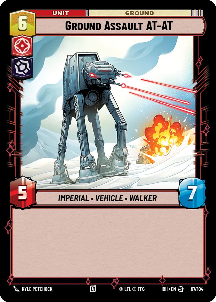 Ground Assault AT-AT (67/104) (67/104) [Intro Battle: Hoth] | Exor Games New Glasgow