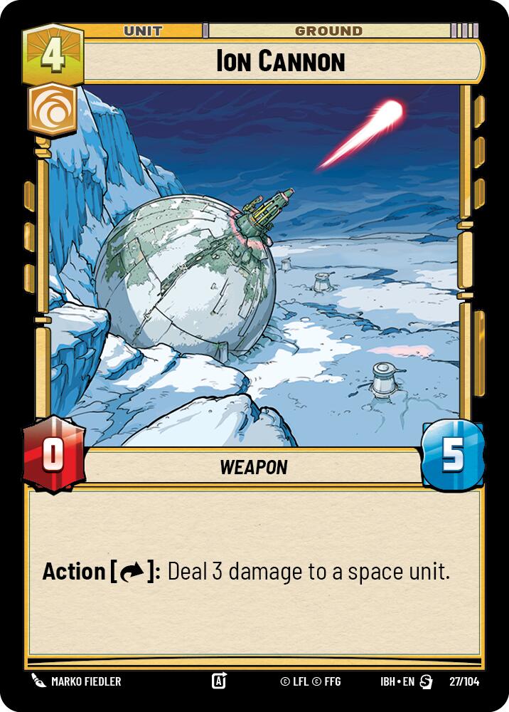 Ion Cannon (27/104) (27/104) [Intro Battle: Hoth] | Exor Games New Glasgow