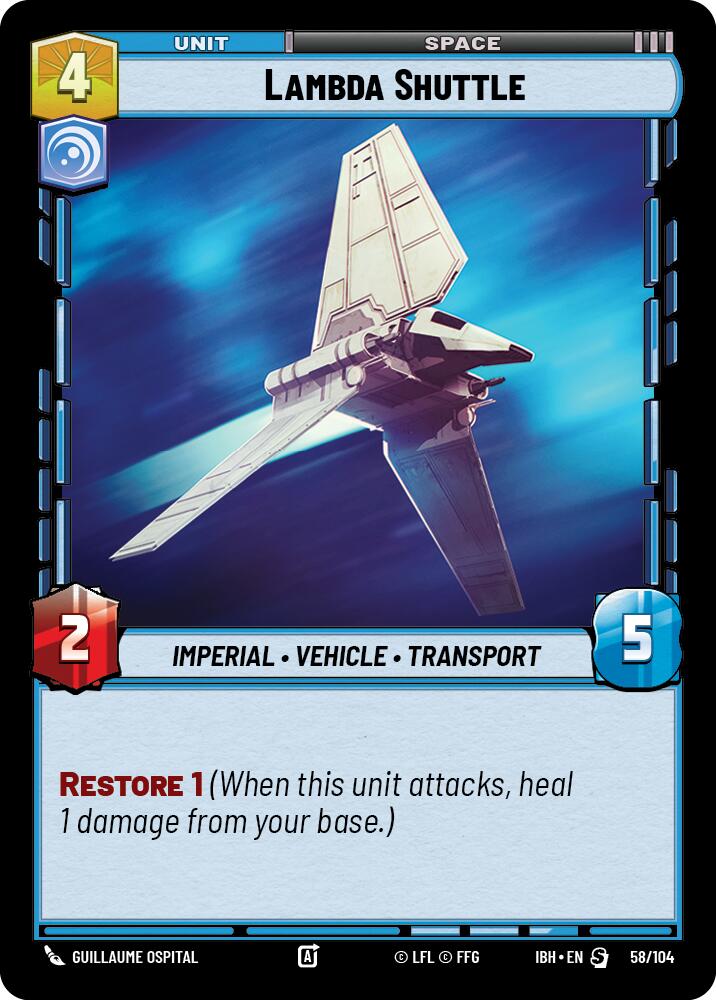 Lambda Shuttle (58/104) (58/104) [Intro Battle: Hoth] | Exor Games New Glasgow