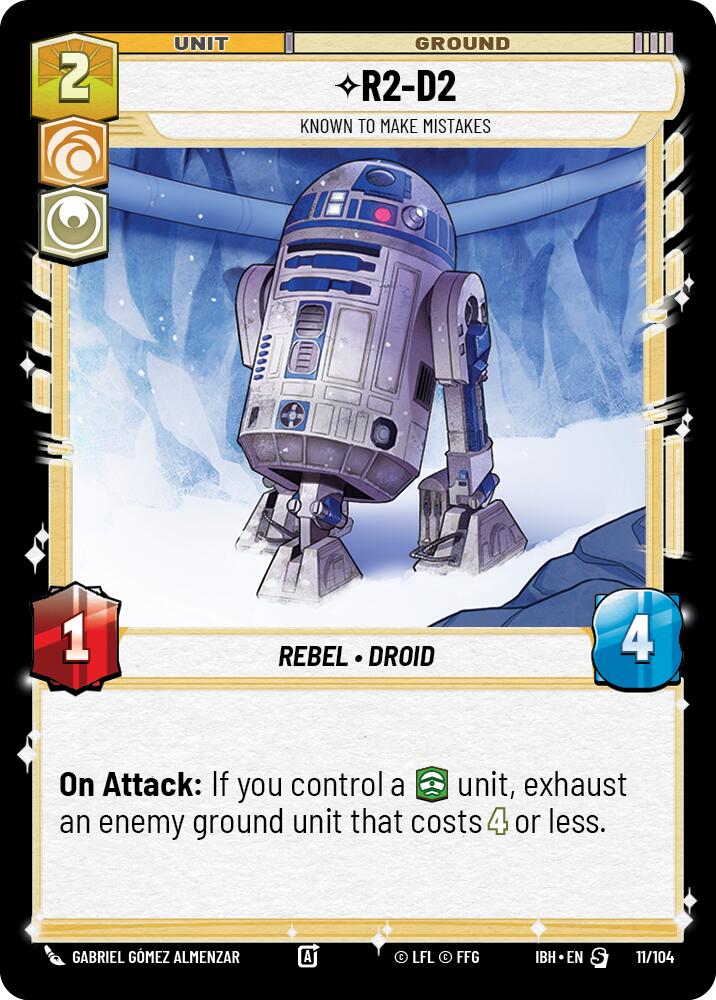R2-D2 (11/104) - Known to Make Mistakes (11/104) [Intro Battle: Hoth] | Exor Games New Glasgow