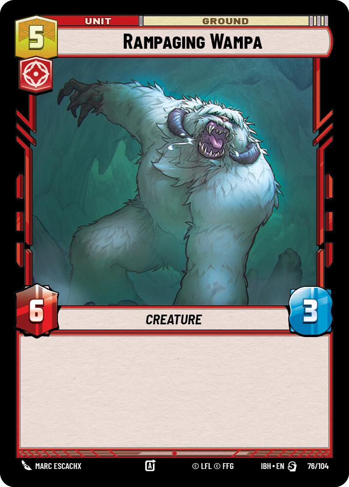 Rampaging Wampa (76/104) (76/104) [Intro Battle: Hoth] | Exor Games New Glasgow