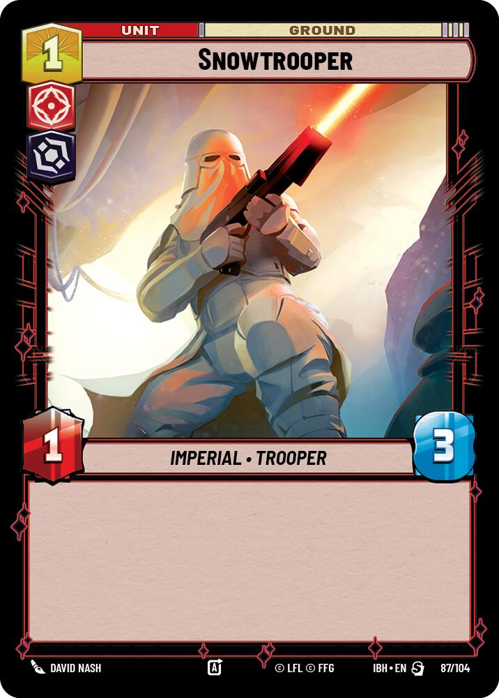 Snowtrooper (87/104) (87/104) [Intro Battle: Hoth] | Exor Games New Glasgow