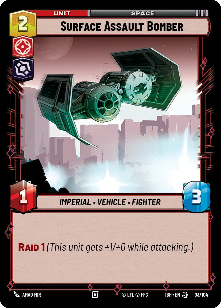 Surface Assault Bomber (93/104) (93/104) [Intro Battle: Hoth] | Exor Games New Glasgow