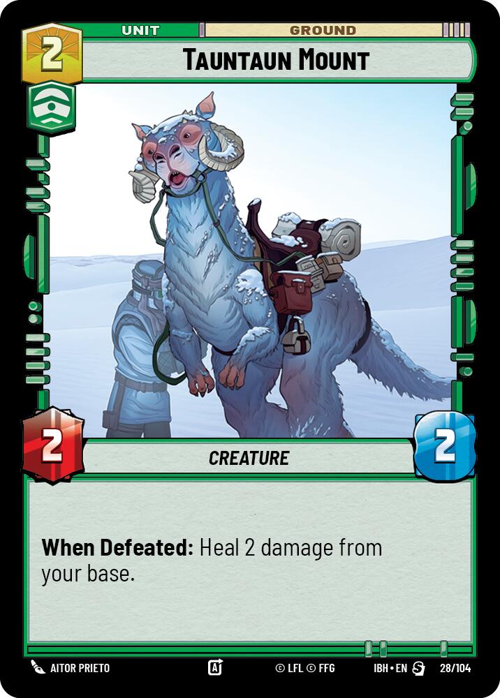 Tauntaun Mount (28/104) (28/104) [Intro Battle: Hoth] | Exor Games New Glasgow