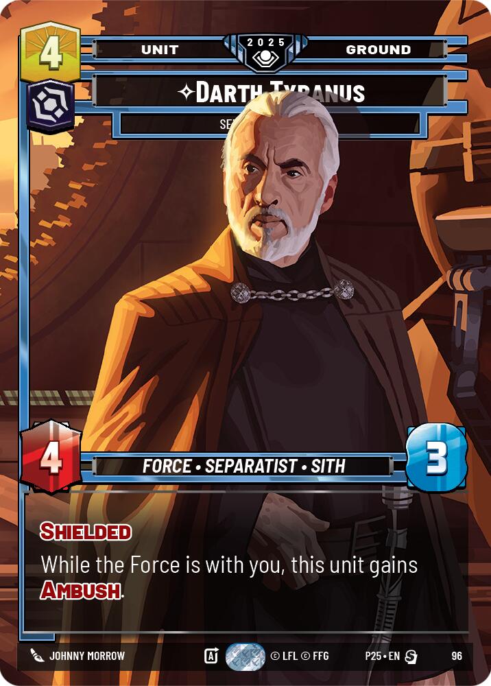 Darth Tyranus (96) - Servant of Sidious (96) [Organized Play Promos] | Exor Games New Glasgow
