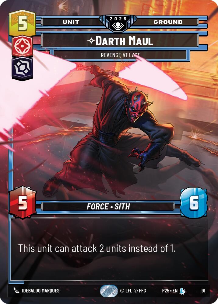 Darth Maul (91) - Revenge at Last (91) [Organized Play Promos] | Exor Games New Glasgow