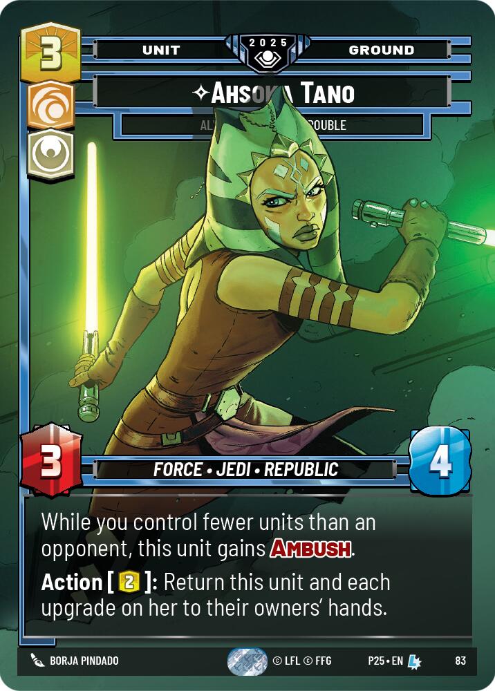 Ahsoka Tano (83) - Always Ready For Trouble (83) [Organized Play Promos] | Exor Games New Glasgow