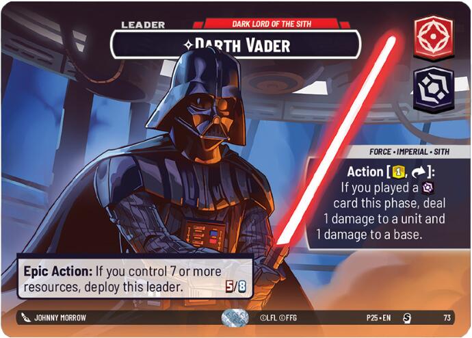 Darth Vader (73) - Dark Lord of the Sith (73) [Organized Play Promos] | Exor Games New Glasgow