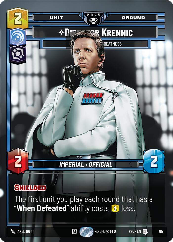 Director Krennic (65) - On the Verge of Greatness (65) [Organized Play Promos] | Exor Games New Glasgow