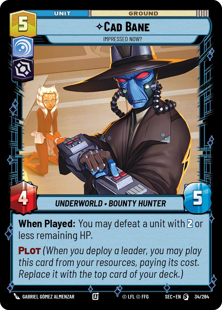 Cad Bane (34/264) - Impressed Now? (34/264) [Secrets of Power] | Exor Games New Glasgow