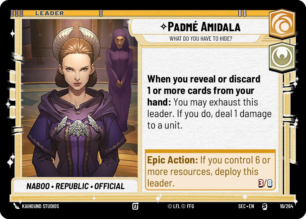 Padme Amidala (16/264) - What Do You Have to Hide? (16/264) [Secrets of Power] | Exor Games New Glasgow