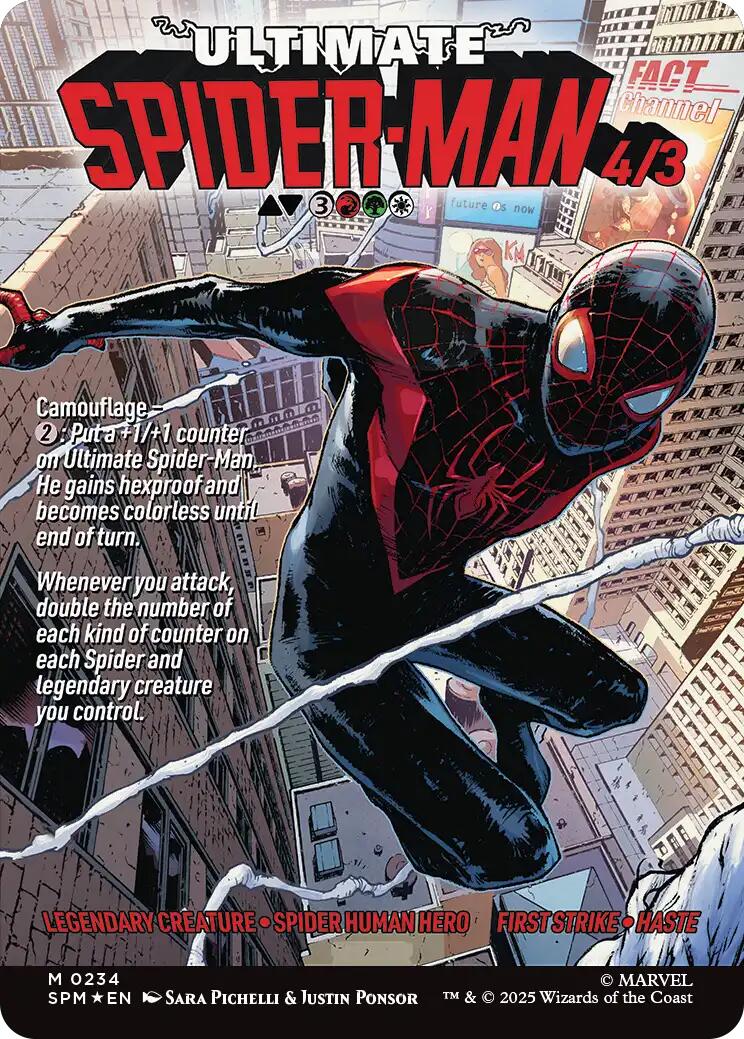 Miles Morales (0234) (Borderless) [Marvel's Spider-Man] | Exor Games New Glasgow