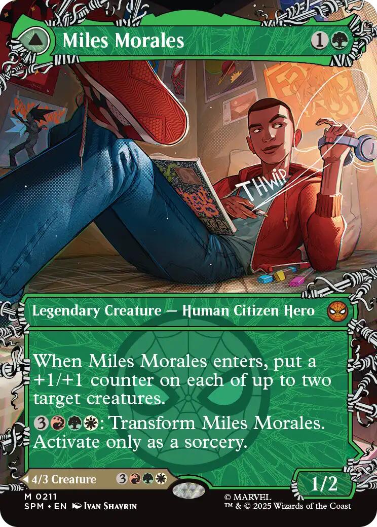 Miles Morales (0211) (Borderless) [Marvel's Spider-Man] | Exor Games New Glasgow